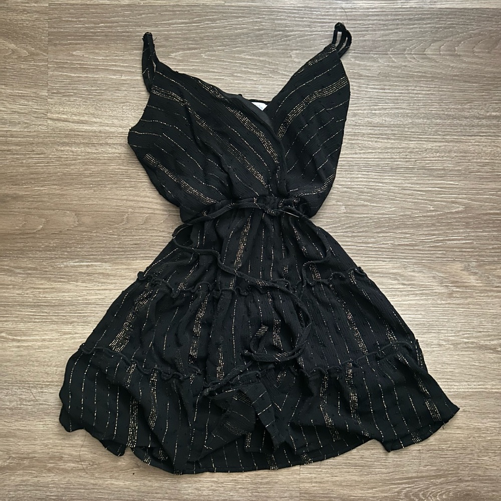 Black Grunge Fairy Core Summer Dress ✨